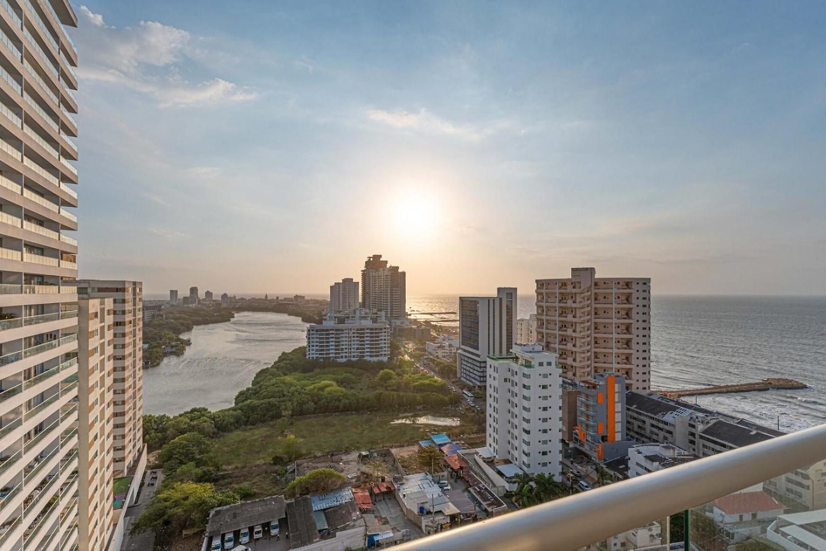 Panoramic 3br In Cabrero - Sea And Bay Views Apartamento Cartagena